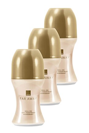 Far Away Kadın Rollon 50 Ml. Üçlü Set