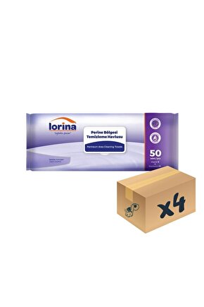 Perine Bölgesi Temizleme Havlusu 50’li 4 Paket
