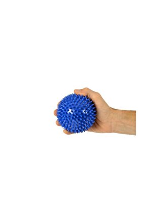 Mavi Dikenli El Egzersiz Masaj Topu 10 cm