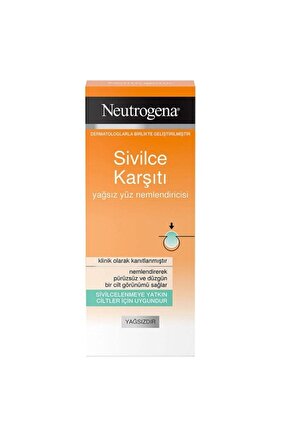 Sivilce Karşıtı Yağsız Yüz Nemlendiricisi 50 Ml