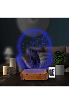 Gece Lambası Hediye 16 Renkli Kumandalı