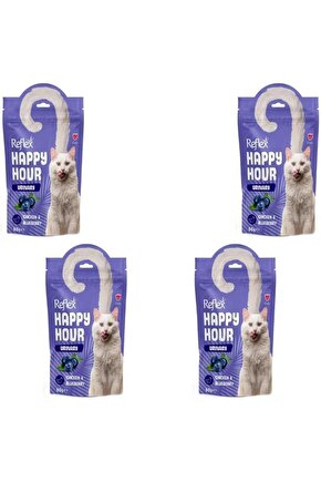 Happy Hour İdrar Yolu Destekleyici Tavuklu Kedi Ödül Maması 60 Gr x 4 Adet