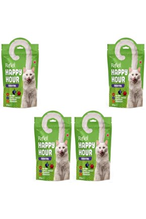 Happy Hour Kuzu, Somon ve Tavuklu Kedi Ödül Maması 60 Gr x 4 Adet