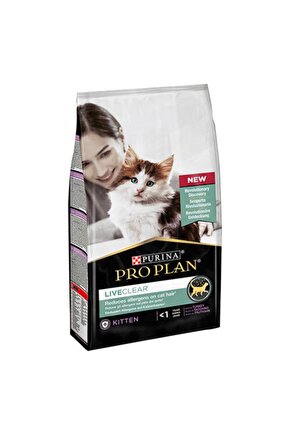 Liveclear Hindi Etli Alerjen Azaltan Yavru Kedi Maması 1,4 kg
