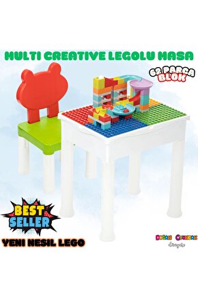 Multi Creative Blok Masa Seti - Slide Blocks - Lego Oyuncakları - Yaratıcı Top Oyunu - Creative Lego