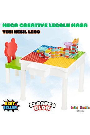 Mega Multi Creative Blok Masa Seti - Slide Blocks - Lego Oyuncakları - Yaratıcı Top Oyunu - Creative