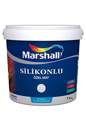 Silikonlu Özel Mat Iç Cephe Duvar Boyası - Beyaz