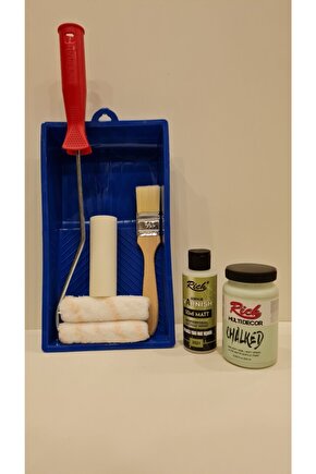 Multi Decor Chalked Dolap Boyama Seti 250 Cc Soft Yeşil ( 120 Cc Y.mat Vernik )