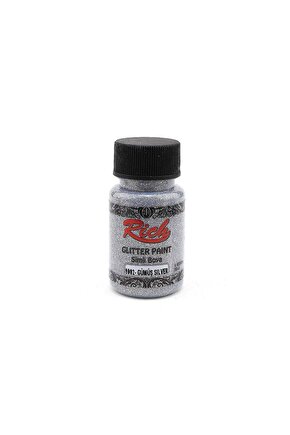 Glitter Paint Simli Boya 50 cc. 9002 GÜMÜŞ