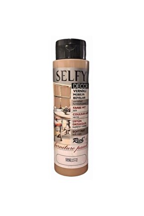 Selfy Decor Vernikli Boya 500cc Latte 5856