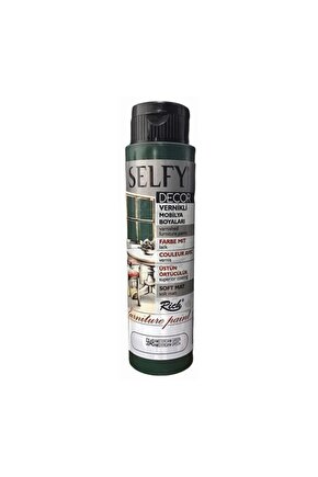 H Selfy Decor Vernikli Mobilya Boyası 500 Cc Amsterdam Yeşil 5848