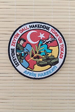 isteyene Zeytin Dali Hakedene Turkun Tokadi Afrin Harekati Nakis islemeli Arma