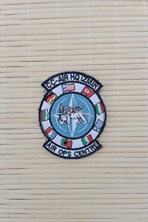 CC Air HG izmir air OPS Centre Yazili Nakis islemeli Arma Pec Patch