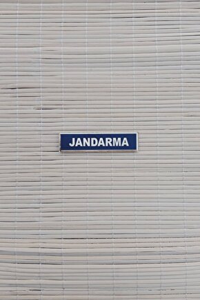 Jandarma Asayis Siyah Zemin Sari Jandarma Yazili isimlik Gogus Arma isimlik Patch Pec