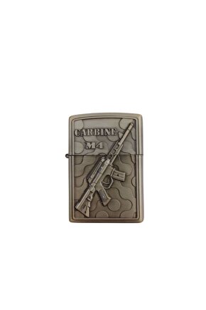 Sari renkli Carbine M4 Makineli  kabartmali Cakmak