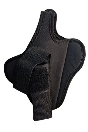 Sag El Siyah Renkli Tek Emniyetli Tam Kelebek impertex Silah Kilifi