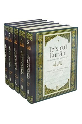 Tefsirul Kuran Hadislerle Kuran-ı Kerim Tefsiri (5 Cilt Takım)
