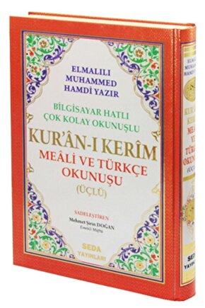 Seda Kuranı Kerim Meali Türkçe Okunuşu Cami Boy Üçlü Mehmet Şirin Doğan