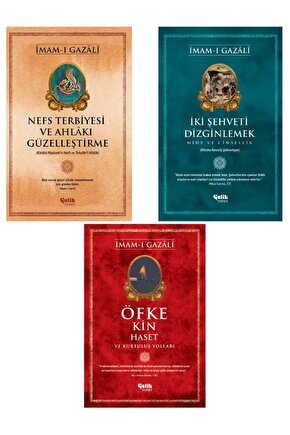 Imam-ı Gazali Serisi - Öfke Ve Kin - Iki Şehveti Dizginlemek - Nefs Terbiyesi 3lü Set