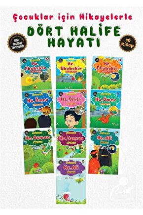 Çocuklar Için Hikayelerle Dört Halife Hayatı (10 KİTAP SET)