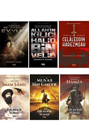 Tarih Serisi 2-imam Şamil-selahaddin Eyyubi-hz.hamza-celaleddin Harzemşah-musab Bin Umeyr 6lı Set