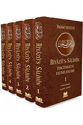 Riyazüs Salihin Tercümesi Ve Kelime Anlamı (5 CİLT TAKIM)