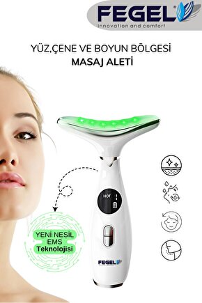 FG-51 Boyun ve Yüz 3 Programlı EMS Güzellik Cihazı – Kırışıklık, Sarkma ve Gıdık Karşıtı