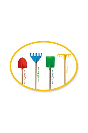 Tırmık ve Kürek 4Lü Set