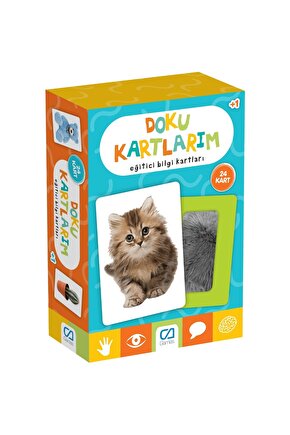 Doku Kartlarım 1+ Yaş Çocuklar için 24 Kartlı Eğitici ve Eğlenceli Bilgi Kartları Serisi