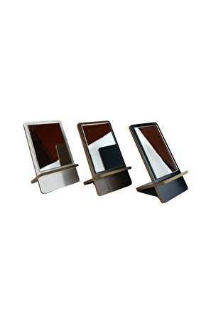 Aynalı Çok Amaçlı Telefon Tutucu Özel Üretim 24 x 14 CM
