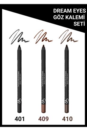 Dream Eyes Eyeliner No:401-409-410 Göz Kalemi Seti