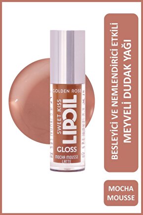 Sweet Kiss Rosehip, Murumuru ve Jojoba Yağı İçeren Meyveli Dudak Parlatıcı Yağ- No: 05