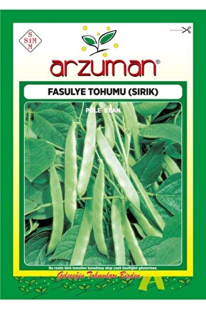 100 Adet Sırık Fasülye Tohumu