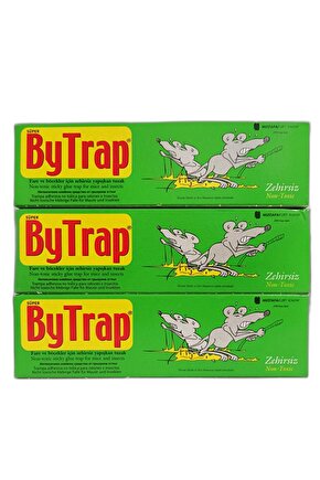 Fare Ve Böcekler Için Zehirsiz Yapışkan Tuzak 80ml. 3 Adet