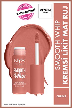 Smooth Whip Kremsi Likit Mat Ruj - Cheeks