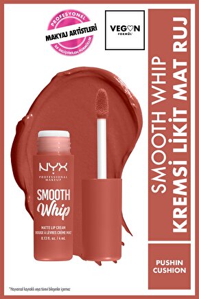 Smooth Whip Kremsi Likit Mat Ruj -pushin Cushion