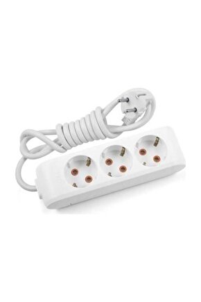 Viko MultiLet Kablolu Grup Priz 3 Lü 3 Metre