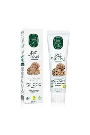 Doğal Ceviz Ve Ceviz Kabuğu Özlü Diş Macunu 90 ml