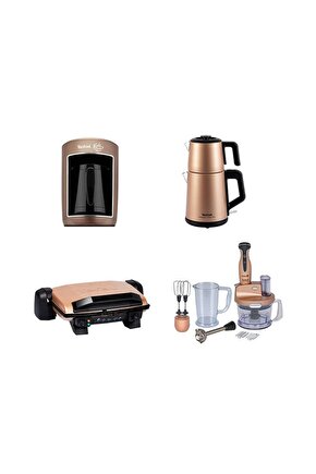4lü Çeyiz Seti Bronz Gold