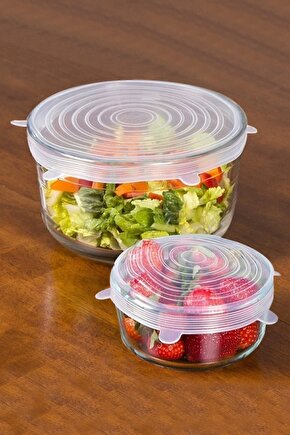 6lı Silikon Streç Kapak Tencere Bonesi