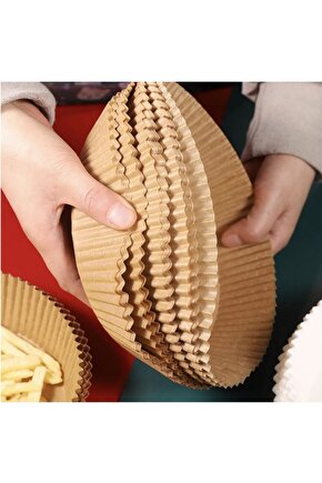 50 Adet Airfryer Pişirme Kağıdı Hava Fritözü Xiaomi Philips Yağsız Tefal Kumtel Mi Kağıt