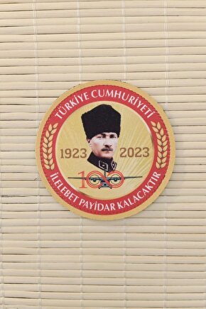 Turkiye Cumhuriyeti 1923 2023 100. Yil ilelebet Payidar Kalacaktir  Broş
