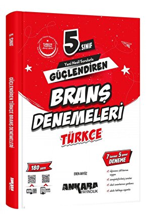5.sınıf Güçlendiren Türkçe Branş Denemeleri