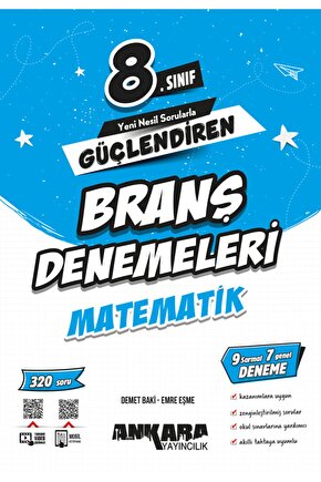 8. Sınıf Güçlendiren Matematik Branş Denemeleri ve 2024 Lgs Çıkmış Sınav Soruları+Pat-Pro Matematik