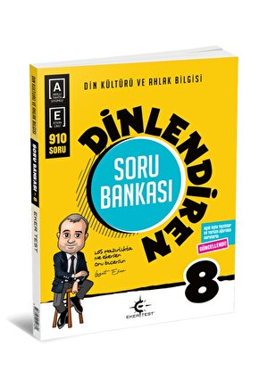 2024 -2025 Müfredat 8.sınıf Din Kültürü Ve Ahlak Bilgisi Eker Dinlendiren Soru Bankası