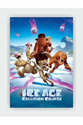 Ice Age 5: Collision Course - Buz Devri 5: Büyük Çarpışma Film Poster - Kalın Kağıt - Çerçevesiz