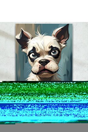 sevimli yavru köpek ev çocuk odası dekorasyon tablo retro ahşap poster