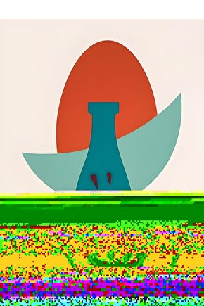 Matisse - Boho - Art Deco - Soyut - Doğa ( 3 lü Çerçevesiz ) Poster - Afiş - Tablo KR2C00005