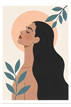 Matisse - Boho - Art Deco - Soyut - Doğa ( 3 lü Çerçevesiz ) Poster - Afiş - Tablo KR2C00652