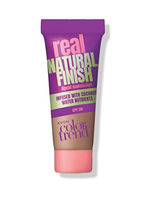 Real Natural Finish Likit Fondöten 30 Ml. Medium Beige